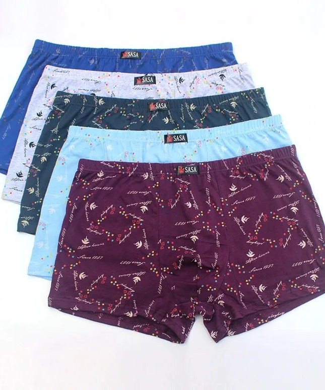 Bokserki męskie we wzorki 6 par