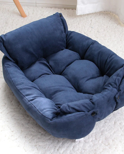 Wielofunkcyjna mata i legowisko 3 w 1 dla psa i kota – składane posłanie, sofa i mata w jednym