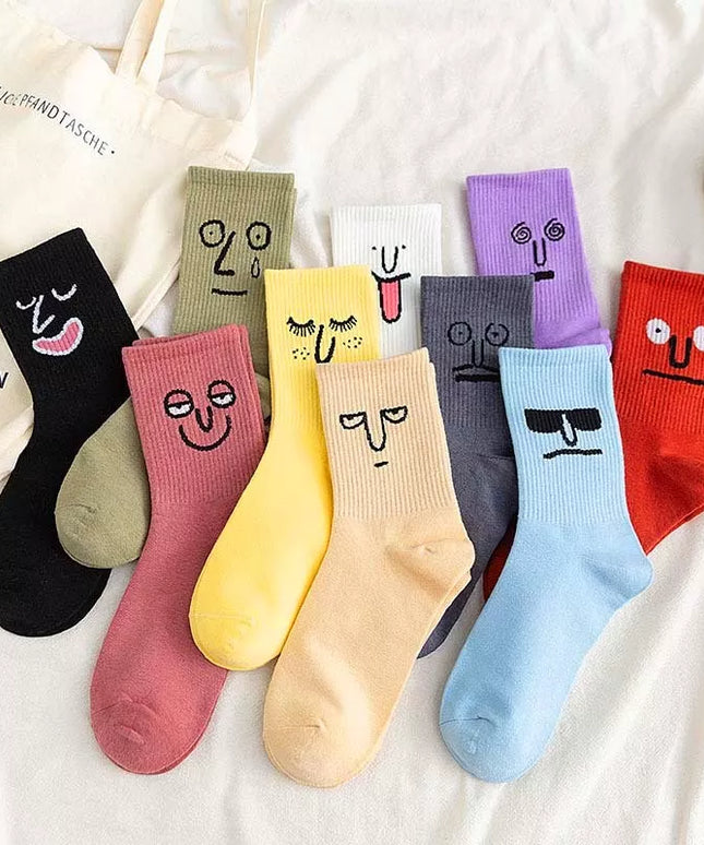 Skarpetki damskie za kostkę z zabawnym motywem