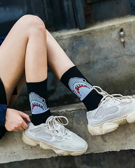 Męskie skarpetki z motywem rekina