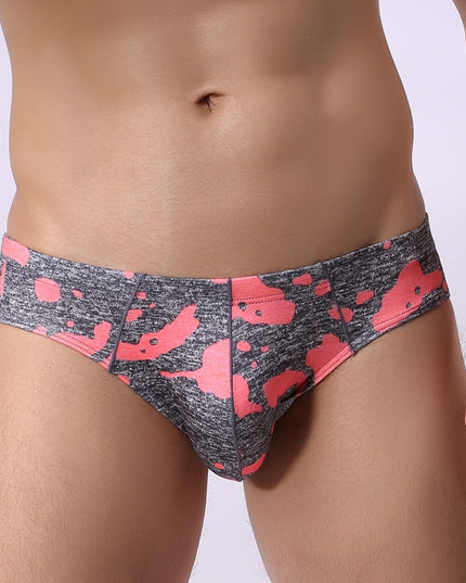 Slipy męskie wycięte w kolorowe wzory