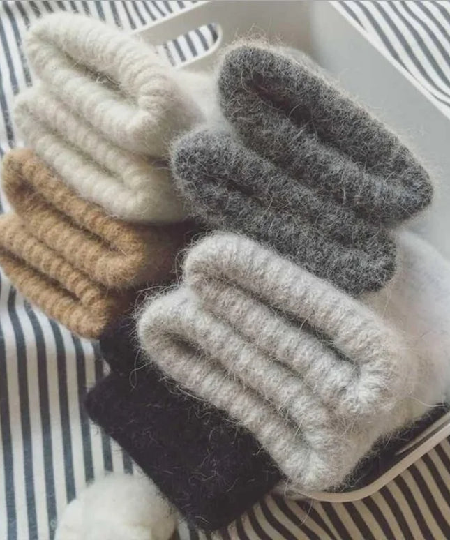 Rękawiczki damskie dwupalczaste z dodatkowym ociepleniem