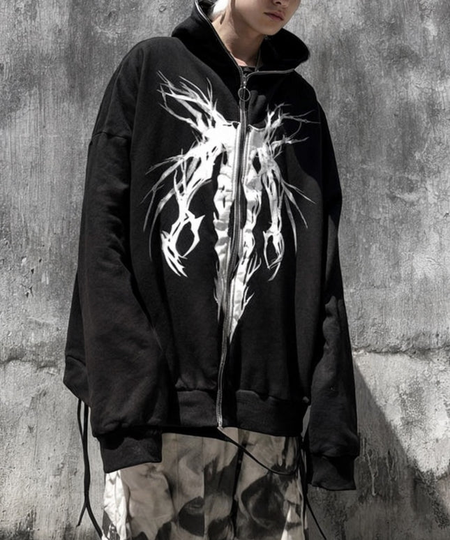 Męska bluza oversize rozpinana