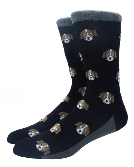 Skarpetki męskie długie wzorzyste