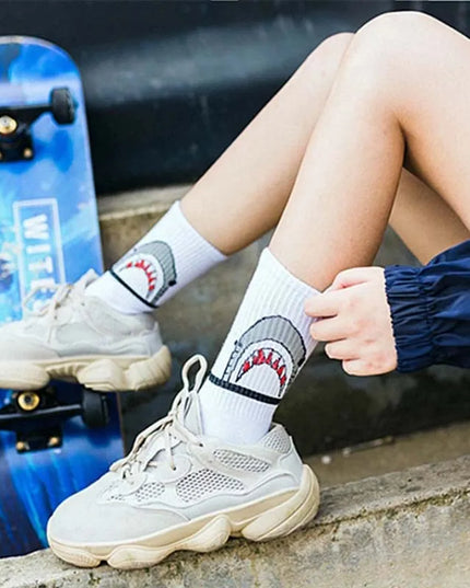 Męskie skarpetki z motywem rekina