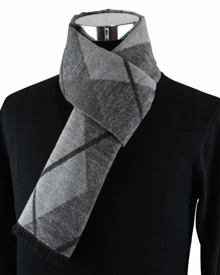 Szalik męski elegancki na zimę