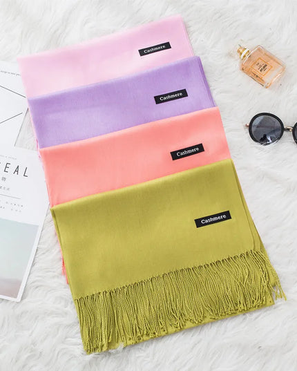 Szalik damski jednokolorowy