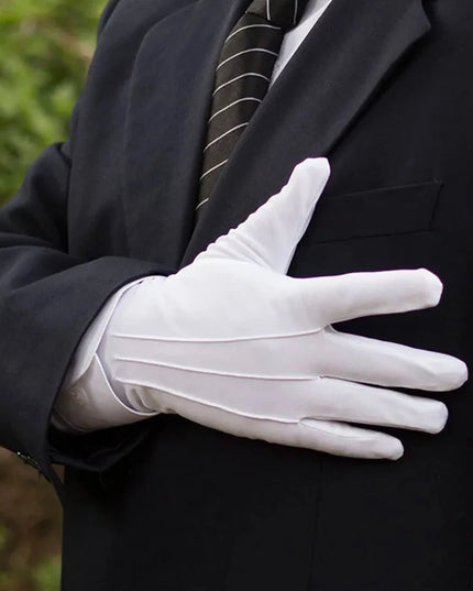 Rękawiczki męskie eleganckie z przeszyciami