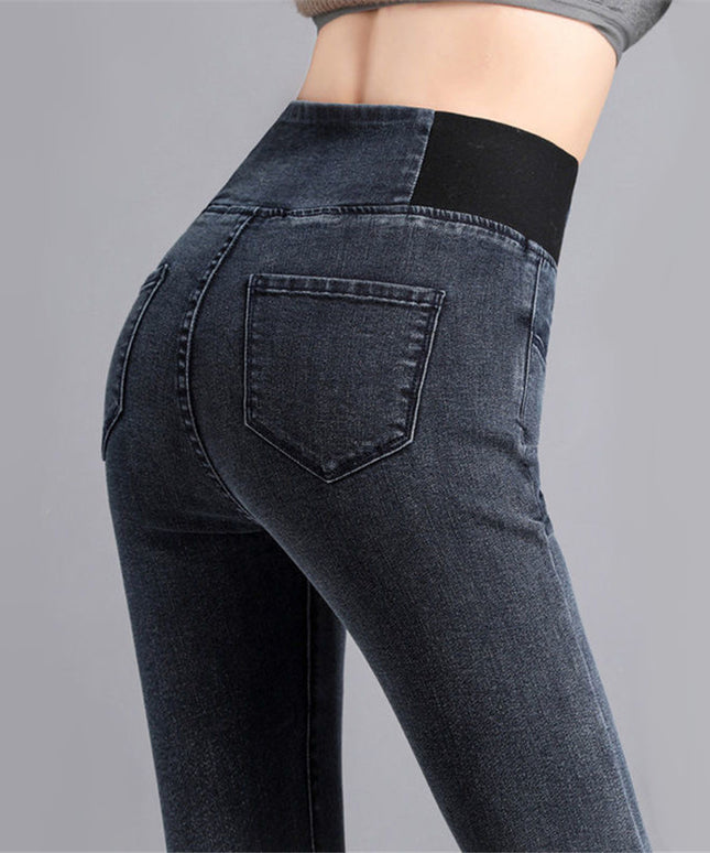 Damskie spodnie zimowe obcisłe rurki