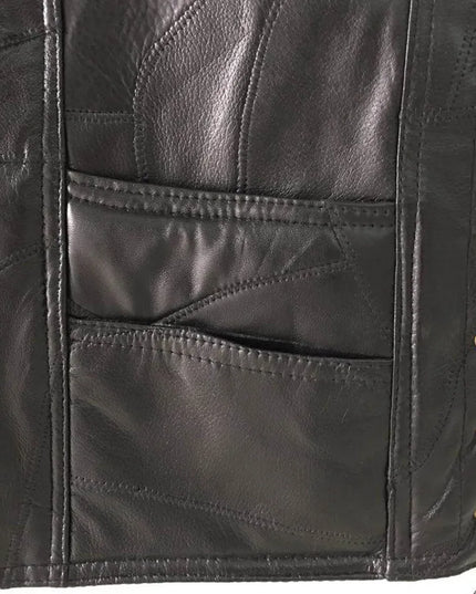 Kamizelka męska skórzana