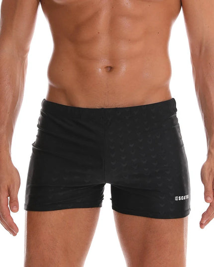 Męskie bokserki kąpielowe w drobne wzorki