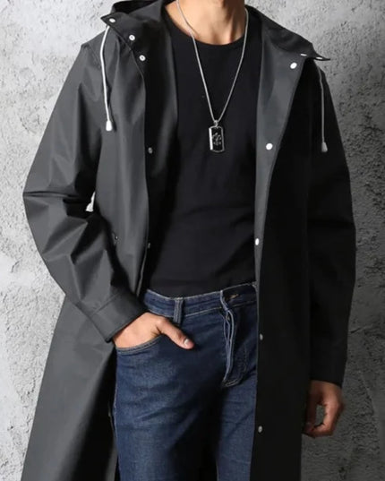 Męska stylowa kurtka przeciwdeszczowa