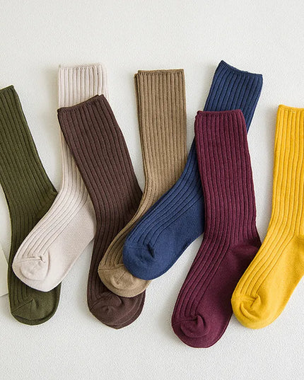 Skarpetki damskie długie jednokolorowe