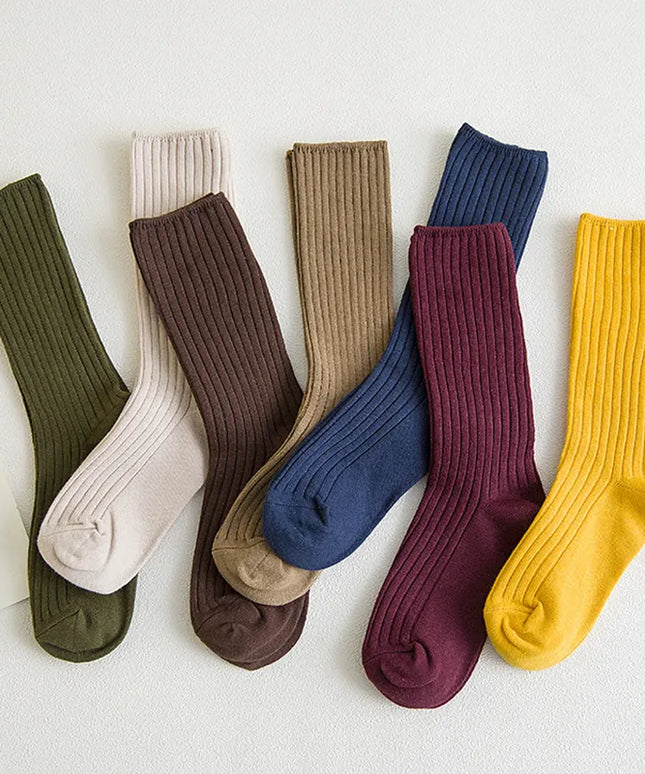 Skarpetki damskie długie jednokolorowe