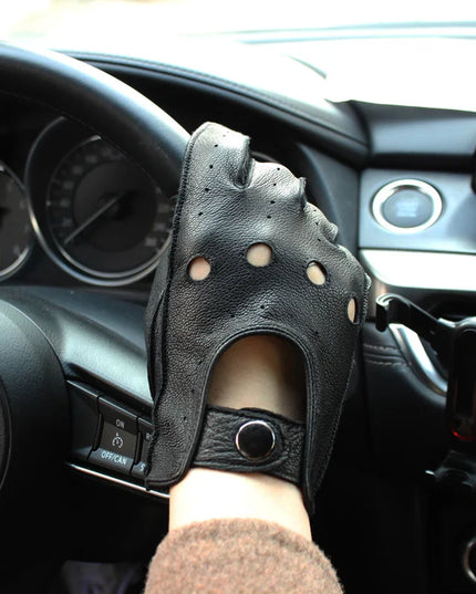 Rękawiczki męskie z wycięciami