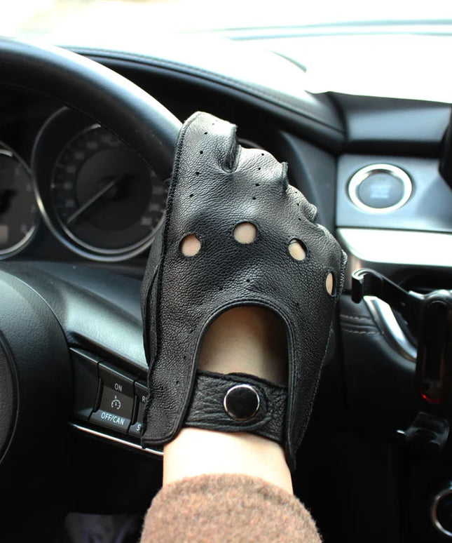 Rękawiczki męskie z wycięciami