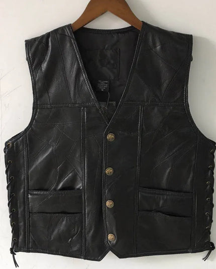 Kamizelka męska skórzana