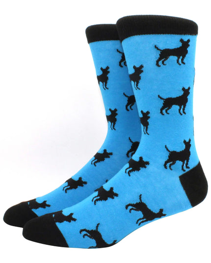 Długie skarpetki męskie w kolorowe wzory