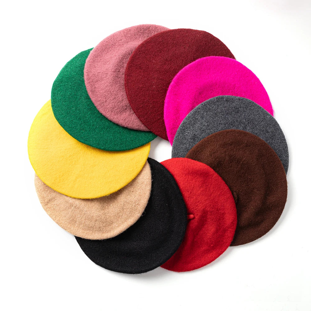 Czapka damska typu beret