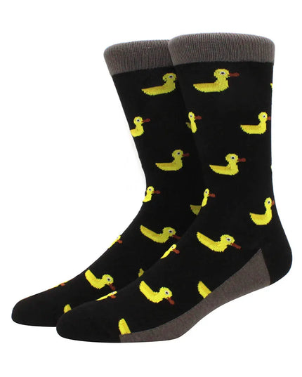 Skarpetki męskie długie wzorzyste