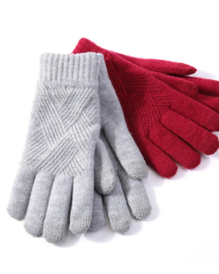 Rękawiczki damskie z haftem