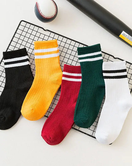 Skarpetki damskie za kostkę we wzory zestaw 5 par