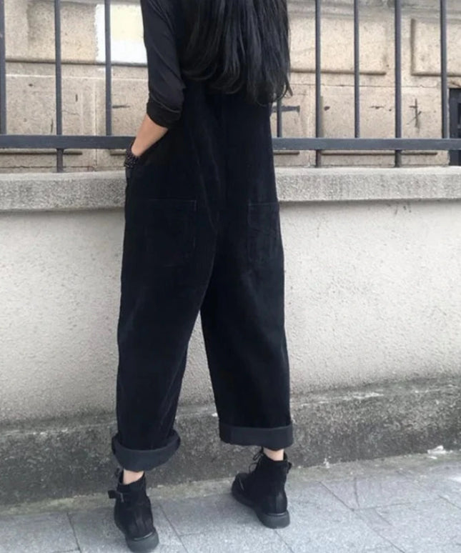 Damski kombinezon sztruksowe ogrodniczki