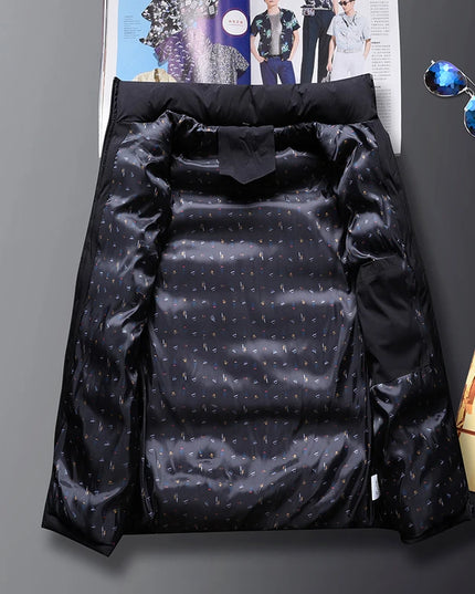 Kamizelka męska w jednolitym kolorze