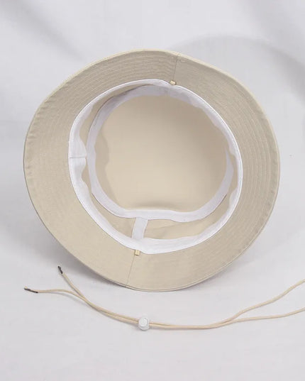 Czapka męska typu bucket ze sznurkami