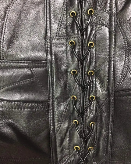 Kamizelka męska skórzana