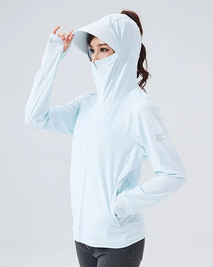 Sportowa bluza damska z kapturem w formie daszka