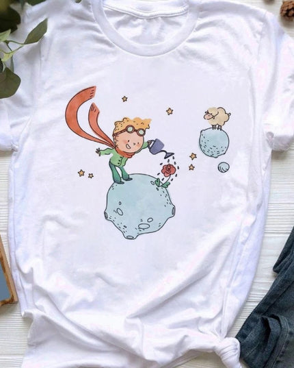 Damski T-shirt Mały Książę