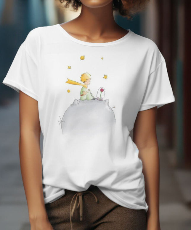 Damski t-shirt z motywem Małego Księcia