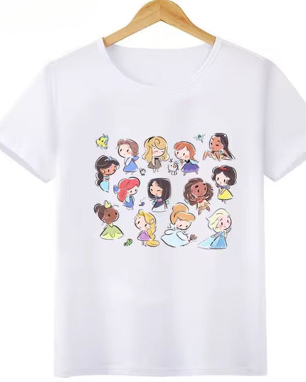 Damski T-shirt z motywem księżniczek Disneya