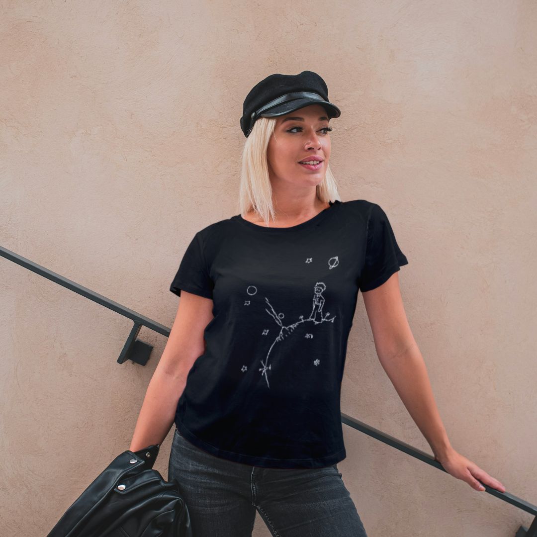 Damski T-shirt Mały Książę
