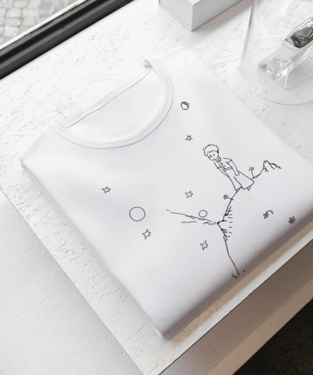 Damski T-shirt z Małym Księciem