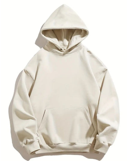 Męska bluza z kapturem klasyczna z bawełną