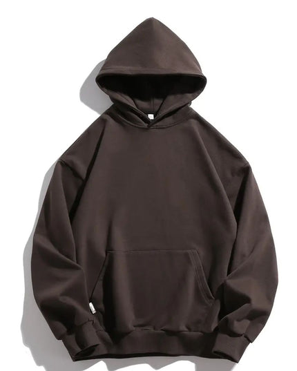 Męska bluza z kapturem klasyczna z bawełną