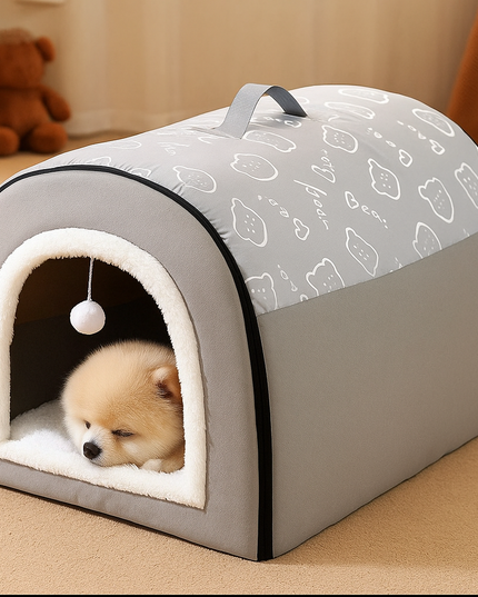 Legowisko dla psa w kształcie domku