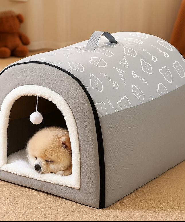 Legowisko dla psa w kształcie domku