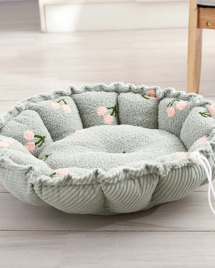 Legowisko dla psa z regulowanym kształtem