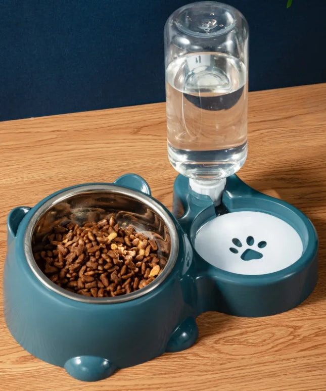 Miska na karmę z poidełkiem dla psa