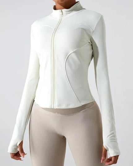 Sportowa bluza damska rozsuwana o dopasowanym kroju