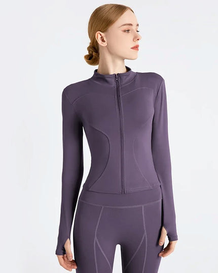 Sportowa bluza damska rozsuwana o dopasowanym kroju