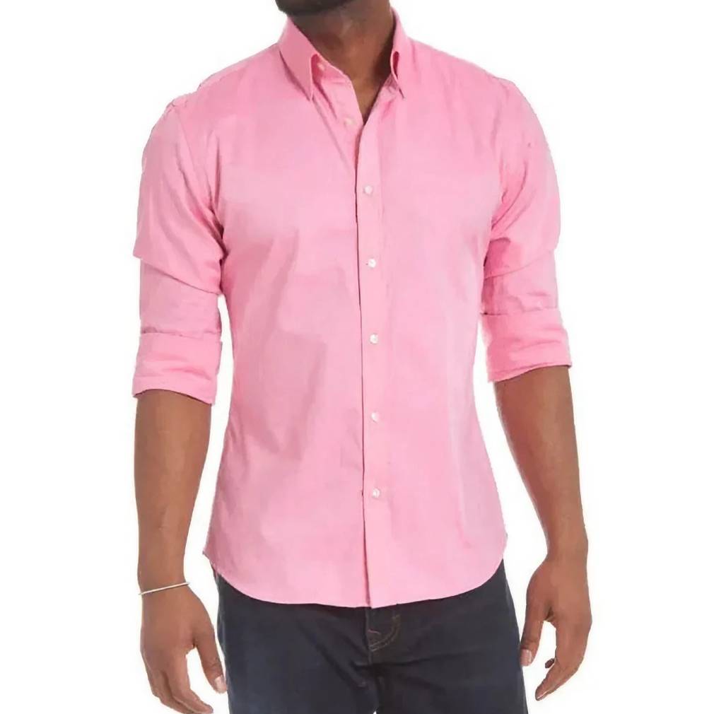 Dopasowana męska koszula zapinana na suwak