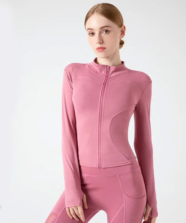 Sportowa bluza damska rozsuwana o dopasowanym kroju