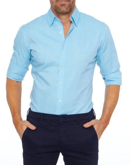 Dopasowana męska koszula zapinana na suwak