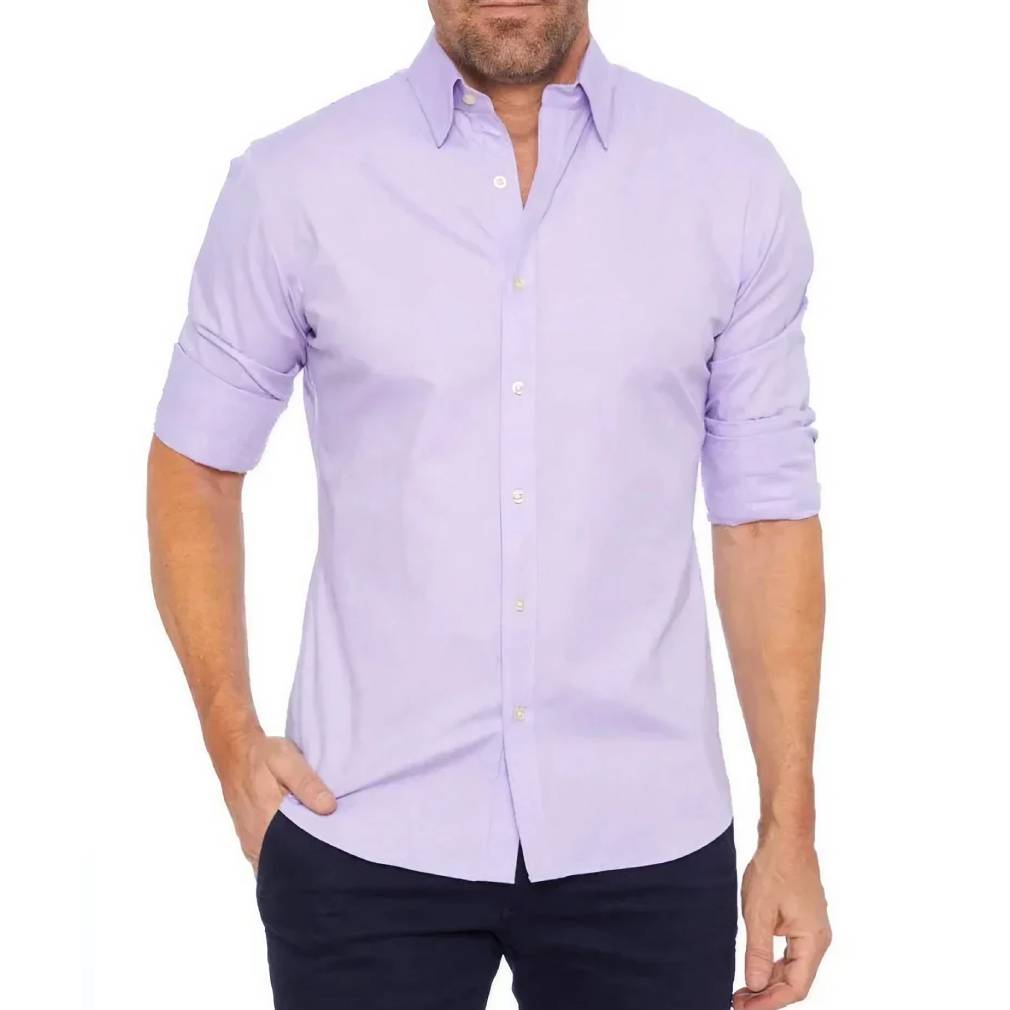 Dopasowana męska koszula zapinana na suwak