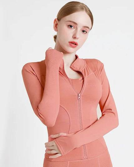 Sportowa bluza damska rozsuwana o dopasowanym kroju