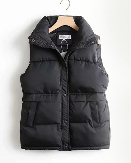 Kamizelka damska zwężana w pasie